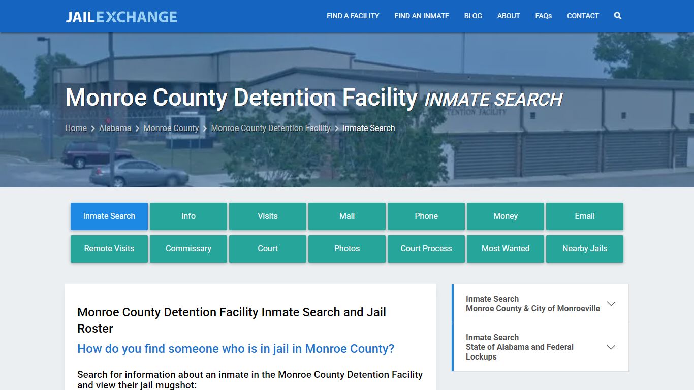 Monroe County Detention Facility Inmate Search - Jail Exchange